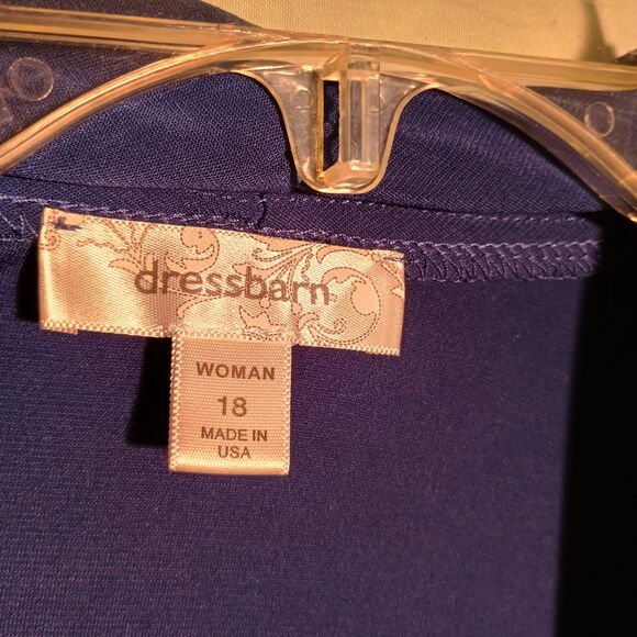 Women's Royal Blue Open-Front Cardigan – Lightweight 3/4 Sleeve Drape Layer - Picture 3 of 4